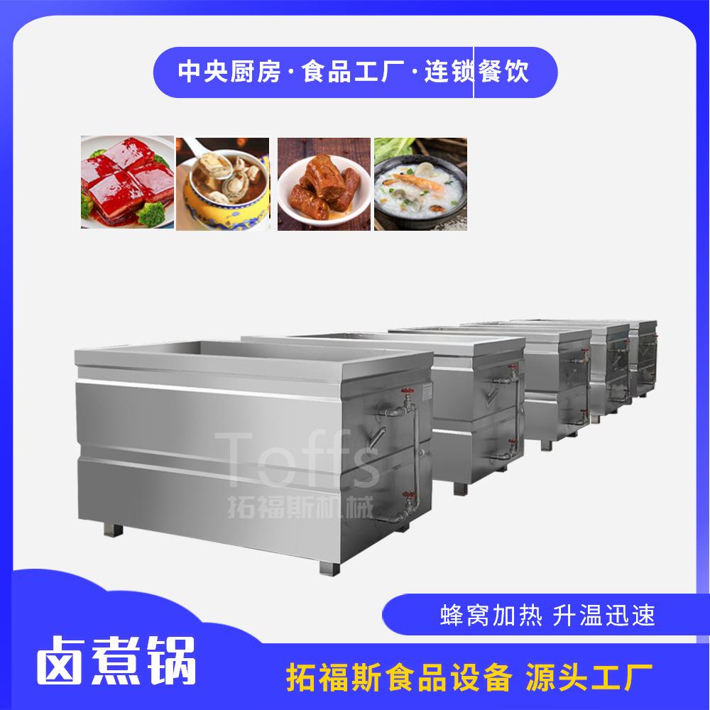 内筐出料带过滤蒸汽夹层锅酱驴肉翻筐卤煮锅卤味鸭货不锈钢卤煮锅
