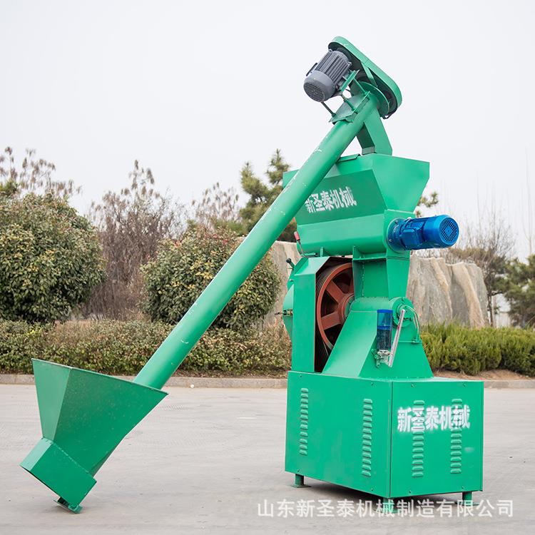 颗粒饲料机工作视频自动上料款颗粒饲料机高温熟化制粒机现货