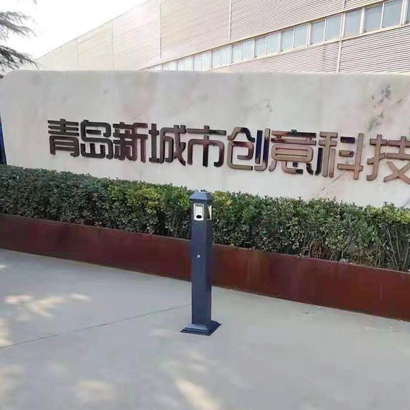 烟灰柱户外立式烟蒂柱医院景区公共吸烟区带烟缸烟灰桶