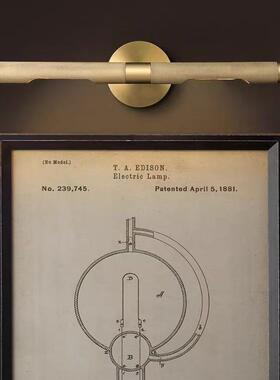 美式镜前卧室灯房间镜柜后灯现浴室卫生间洗手代间洗3201漱台壁灯