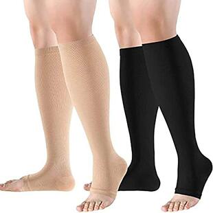 Medical Compression Socks Open Toe S/M/L/XL/XXL Sports Compr