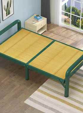 家用床便简易床携老式竹床免午安装简约可睡小懒人折叠单DMJ人床