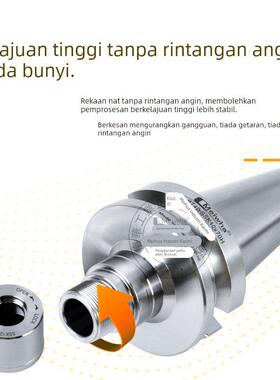 梅华原装SK刀柄动平衡BT30BT40刀柄加工中心SK10SK16SK25高速刀柄