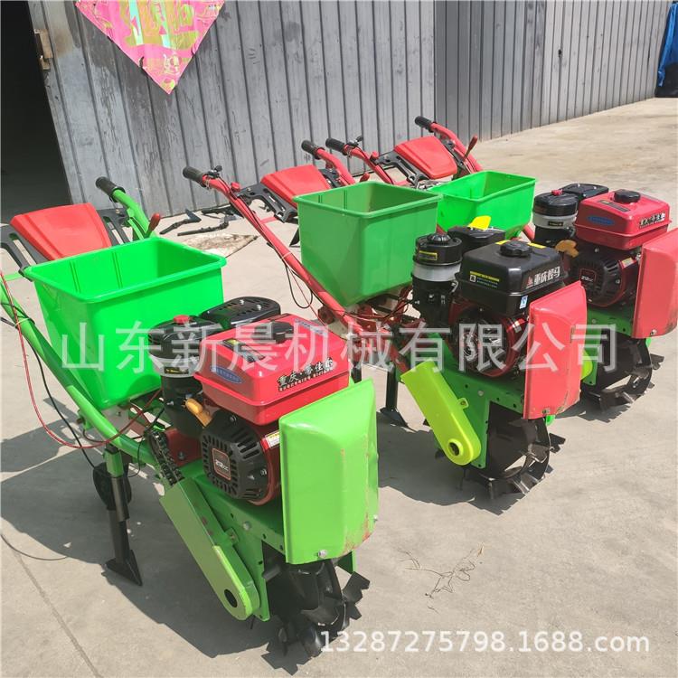 手推式汽油播种ABP机独轨耘机3播行玉链米小麦轮播种机