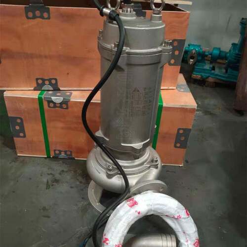 QW无堵塞潜水排污泵 耐腐蚀潜污泵 不锈钢污水泵