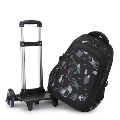 School Rolling backpack bag School Bags with wheels Student