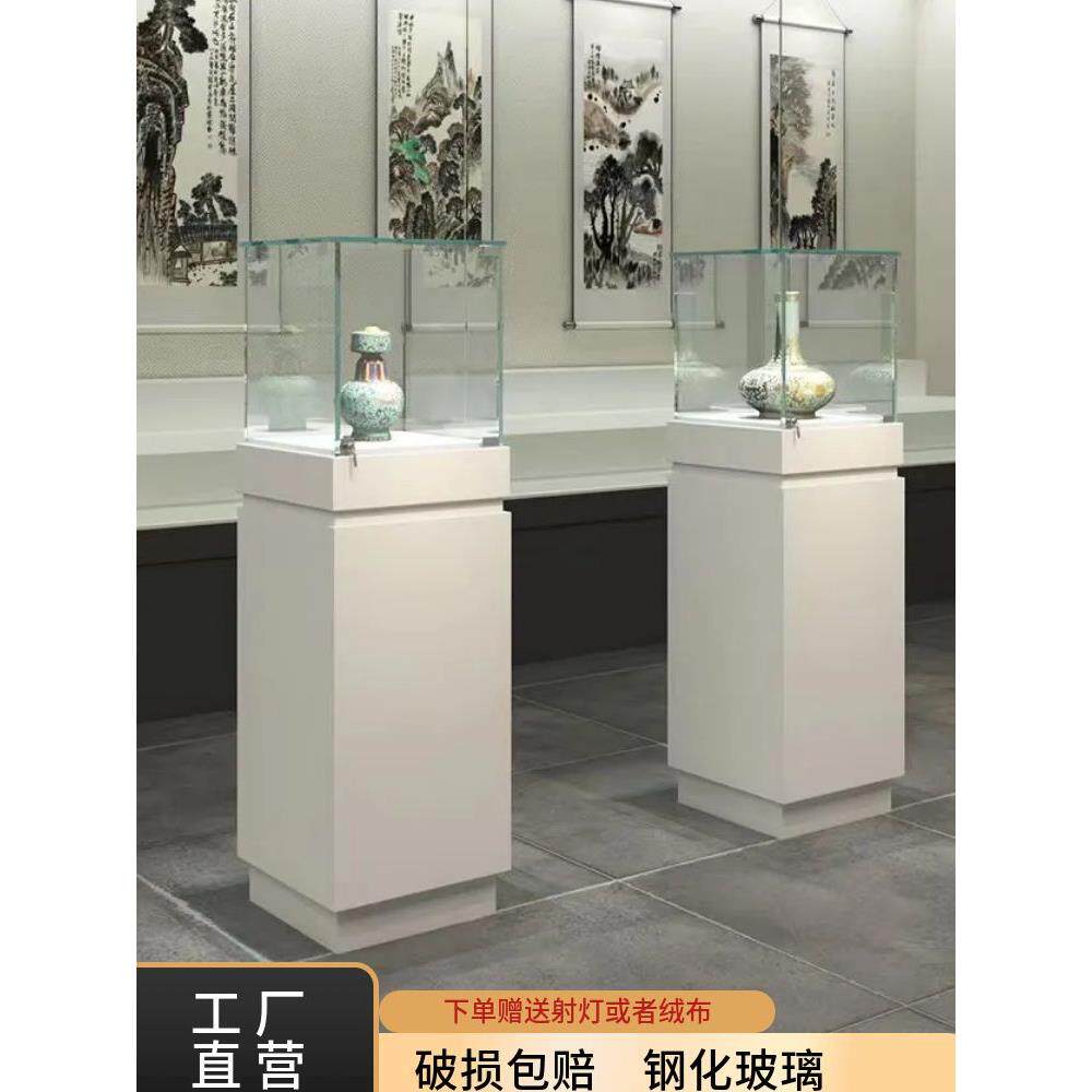木制珠宝古玩玉石陶瓷产品展示柜玻璃柜台博物馆文物展示柜台