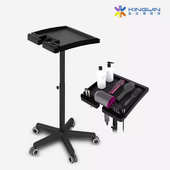 美发工具车可升降理发店小推车防夹脚轮烫发机可移动简易沙龙烫染