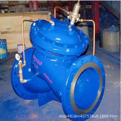AX742X隔膜式安全泄压持压阀球墨碳钢不锈钢法兰连接式
