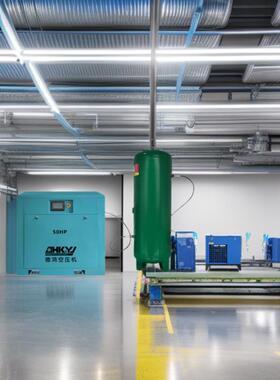 空压机厂家15KW/22KW/37KW整套螺杆式空气压缩机含储气罐干燥机