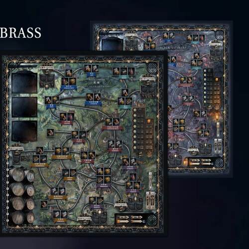 【安妮桌游】BRASS 伯明翰 兰开夏 桌游牌垫  playmat