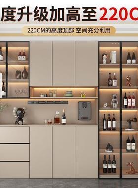 LE餐边柜f靠墙轻奢生态40588板阳台储物柜玻璃门家储高挡酒柜餐用