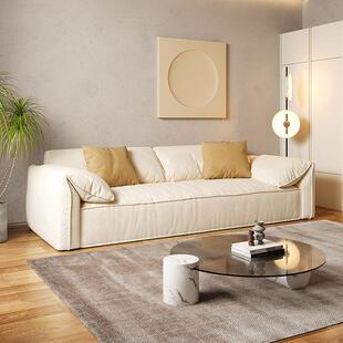 baxter沙发慵懒风极简现代奶油风小户型家具简约三人位沙发