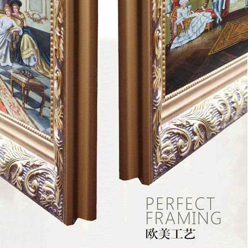 客厅酒店挂画宫廷有一件油画批发框宾馆欧式美式墙壁装饰画代人物