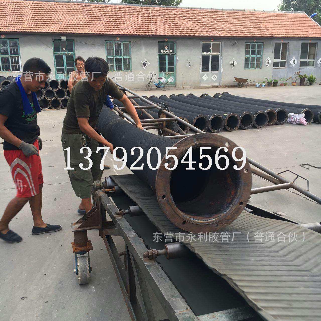 挖泥船 吸沙船专用耐磨胶管 吸排泥 抽砂专用大口径法兰胶管