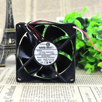NMB3110GL-B4W-B8912V0.46A80258CM/厘米机箱机柜散热风扇