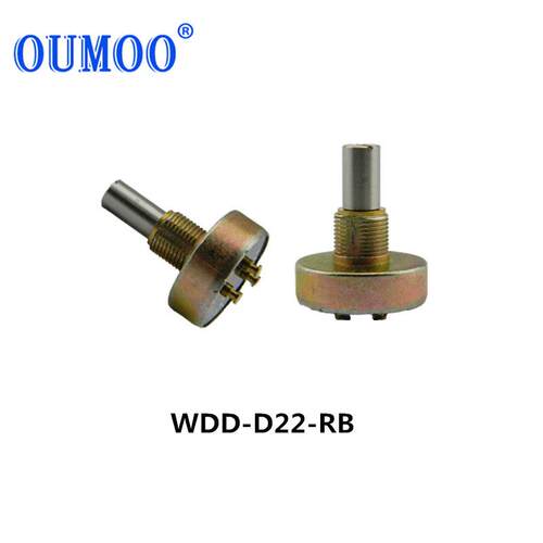 D22-RB-PB金属357电位器360无极旋转导电塑料电位器角位移传感器