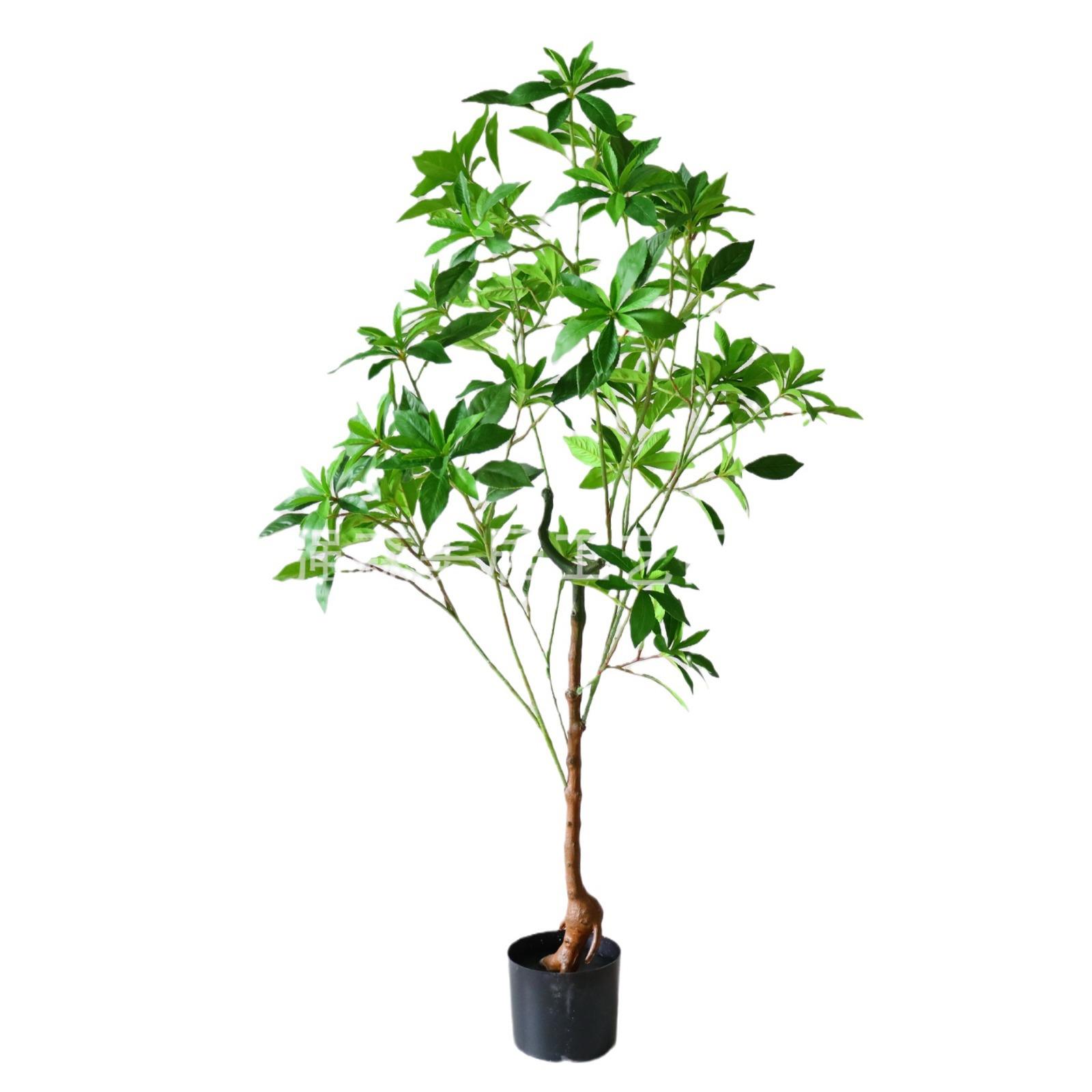 仿真马醉木树盆栽大型仿真植物室内家居造景装饰摆放椿树假树