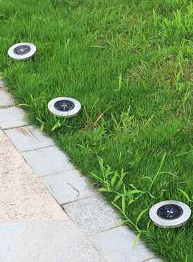 跨境煜南太能地埋灯8ED高亮庭院草坪地阳灯L锈钢防雨水户外埋地不