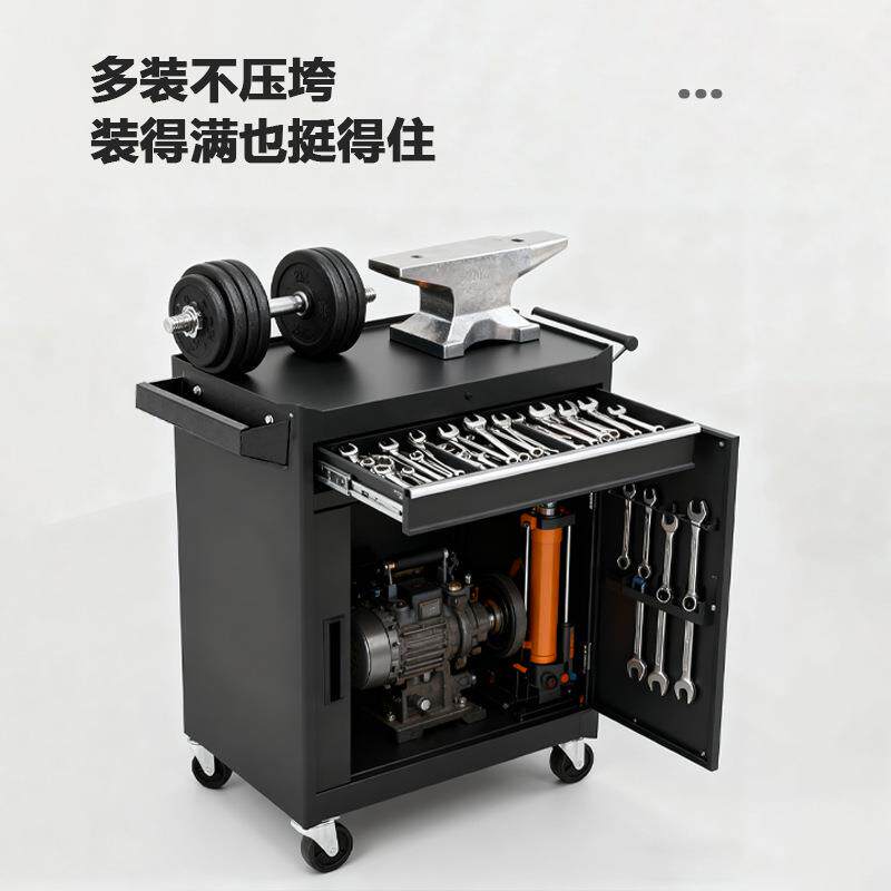 工具组合推工推456具箱车间车用移动铁皮工具车柜子小车带轮周转