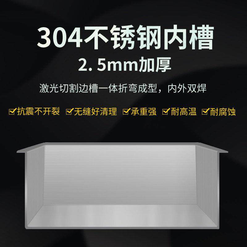 连体式清洗槽双槽超声波清洗机 工业级 大功率超音波清洗器清洁机