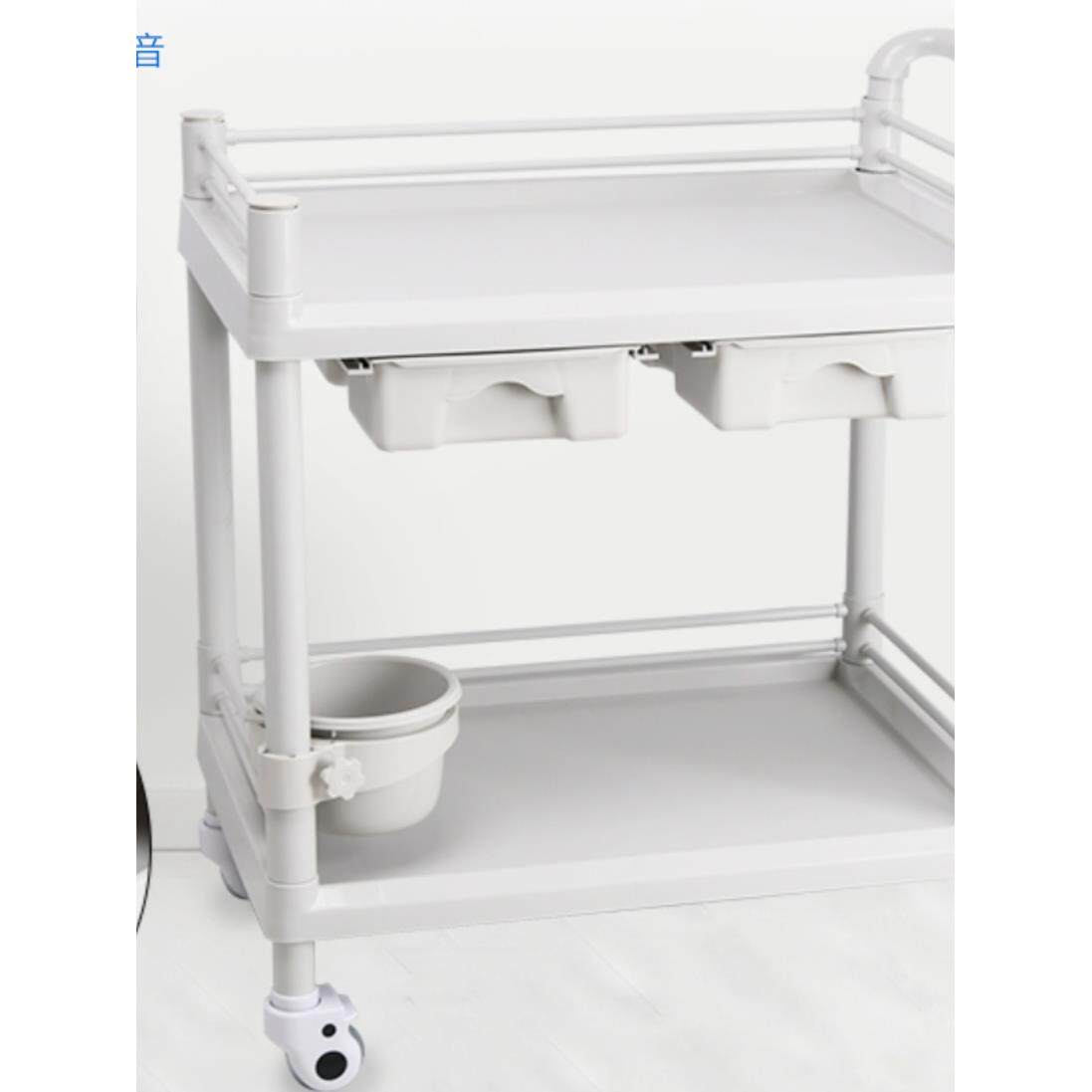 医ABS用手推车美发工具车治疗移动双三层手术小推车美容院专用