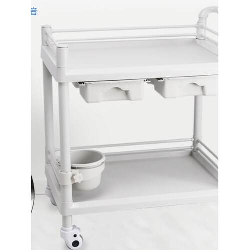 医ABS用手推车美发工具车治疗移动双三层手术小推车美容院专用