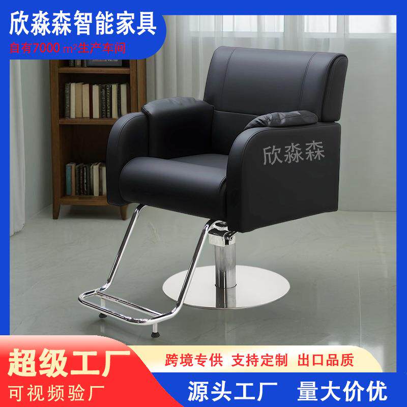 发廊美发店理发椅子升降旋转剪发椅烫染椅美容美发理容椅跨境出口