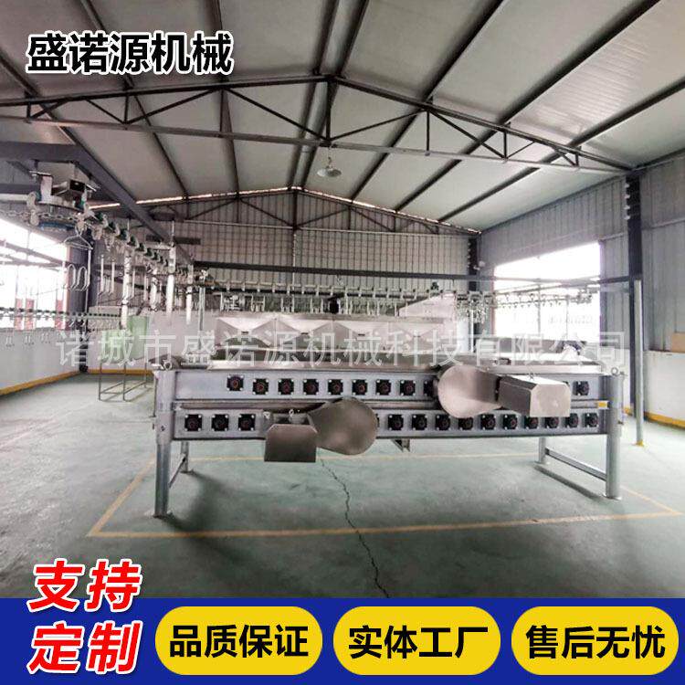 供应鸡鸭鹅卧式脱毛机屠宰场用卧式拔毛机鸽子打毛机可来场考察