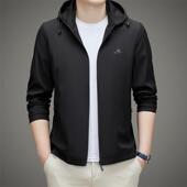 中克年潮牌男秋装 夹男春季 外套春秋款 端高休08闲连帽男士 新款