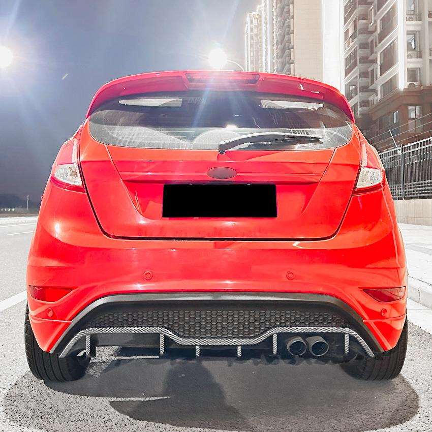 适用福特嘉年华 Fiesta ST MK7 2012-2017后唇尾唇扰流板外饰改装