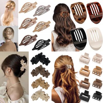 Hair Clips Matte Banana Claw Clips Strong Hold jaw clips
