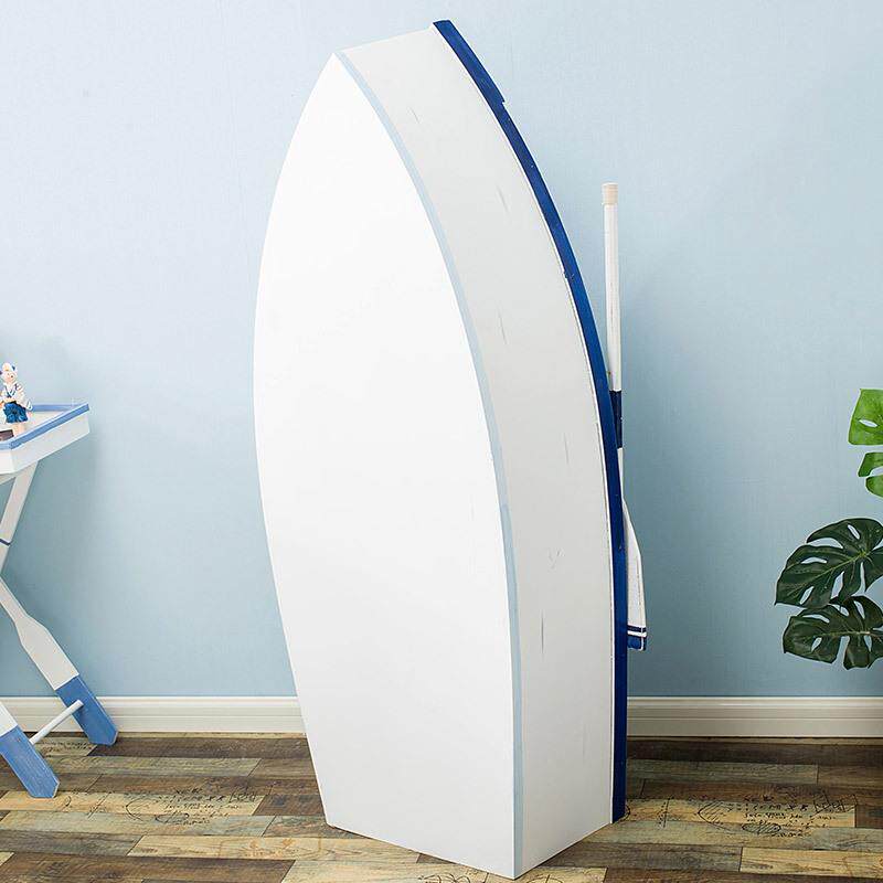 抽四大船型储物地中海床头柜立柜柜子手工做旧海洋书柜帆船柜子