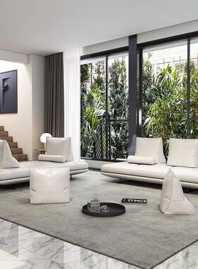 创房意无靠背沙发简现代约小动户型沙发床Prado001可移布艺沙发书