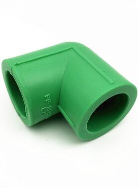 绿色Ppr水管配件连接器4点20Ppr弯头热熔管配件6点管道家用水管