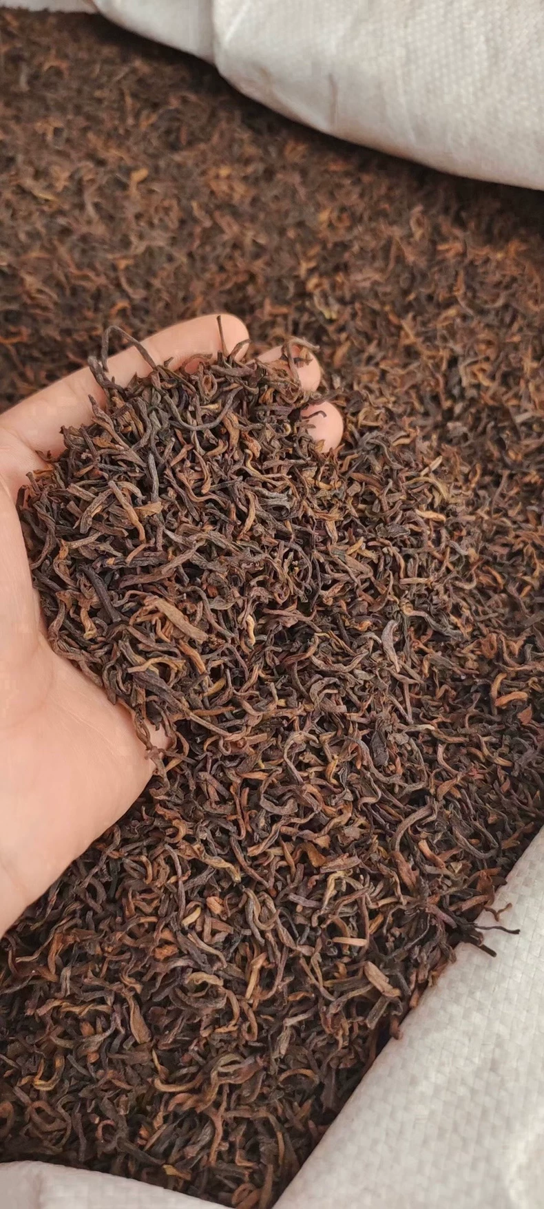 高性價比2008年布朗山古樹普洱熟茶散茶袋裝包郵-250克 普洱茶 BUASHOP普洱老茶