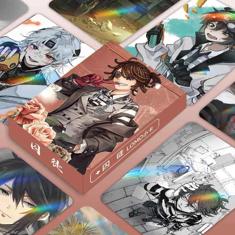 游戏第五人格单人角色囚徒同款二次元镭射LOMO卡珍藏分享小卡书签