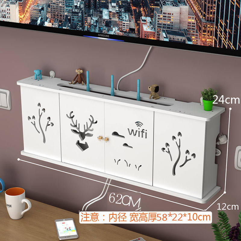 漏油器放置架wife收纳盒放猫和路由器wfi装无线网的架子wi-fi收纳,收纳整理,书桌收纳置物架,淘宝优惠券,粉丝福利购,淘宝优惠卷