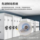 动手摇钢资料证柜移动文件柜密集密电架档案室智能密集架集架钢制