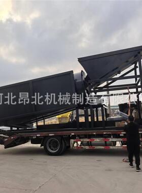 沙金淘金机振动筛滚筒筛移动选金车鼓动溜槽洗金淘金设备