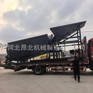 沙金淘金机振动筛滚筒筛移动选金车鼓动溜槽洗金淘金设备