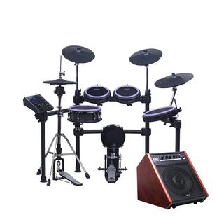 魔鲨美得理电子鼓网面成人舞台演出演奏电鼓 MZ726五鼓三镲