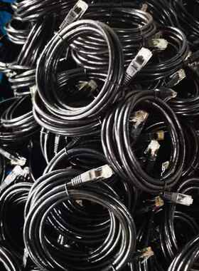 定制0.2 0.5 1 2 3 5 10 20 30 40米m超五类六类屏蔽成品短网线AI