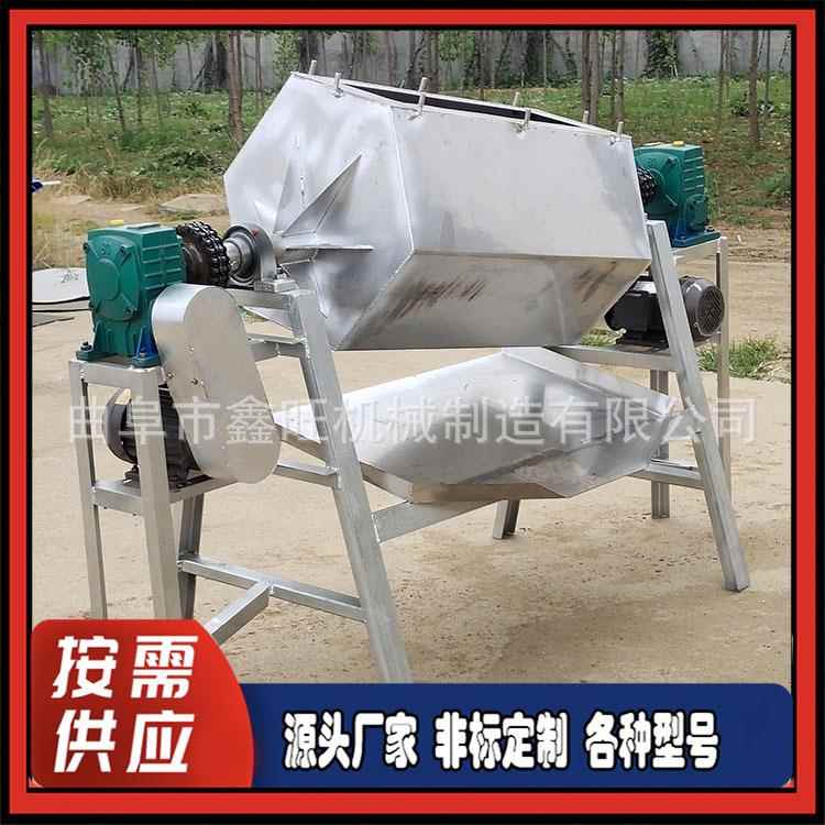 清河县 石材回转溜光六角滚筒研磨机 加内衬八角滚筒抛光机