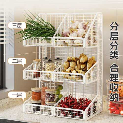 厨房柜门内侧收纳盒橱柜门冰箱保鲜膜置物架壁挂式免打孔收纳神器