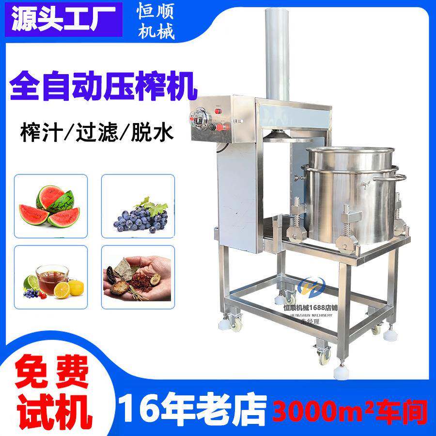 刺梨酿酒酒渣过滤萃取机 生姜果汁原汁压榨机 杨梅酒压滤机