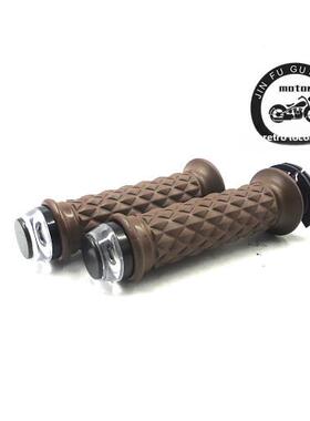 Ranger/Cg/Tianjun/Gn覆古摩托车改装通用22mm车把橡胶车把盖握把