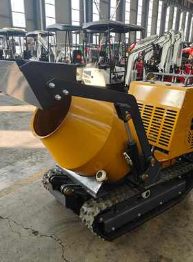 迷你小型履带式运输混凝土搅拌罐 建筑工地混凝土搅拌机械设备