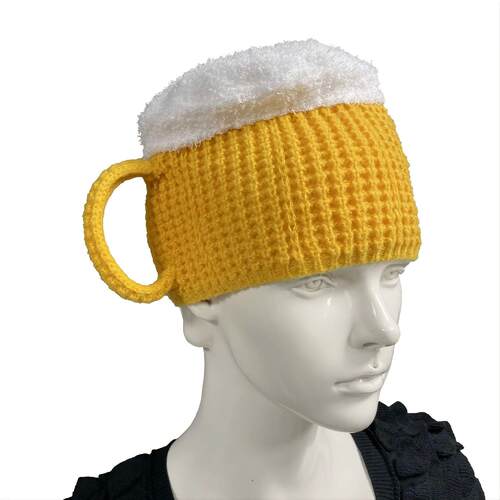 3D Beer Cup Hats Beanie party Unisex Hairline Cap Beer Love