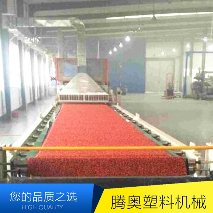 生产PVC双色地毯地垫生产设备PVC喷丝多色汽车脚垫
